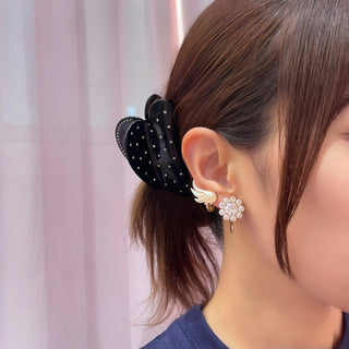 Bloom Circle Earrings (Monotone)