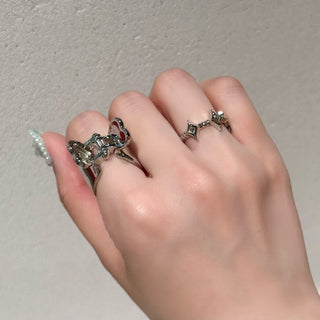 Millefeuille Twinkle Ring (AURORA)