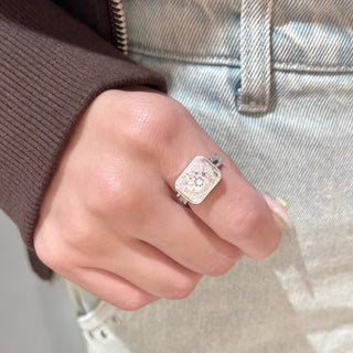 勿忘草リング（ピンク）