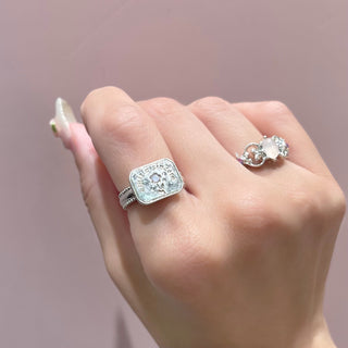 勿忘草リング（ピンク）