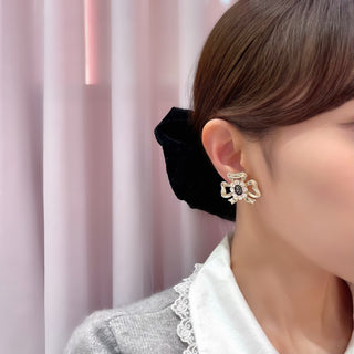 Classic Ribbon Bloom Earrings