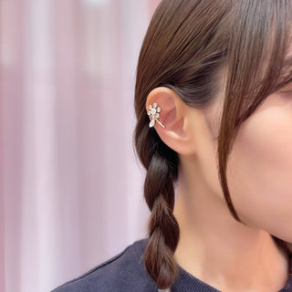 Margaret clip on earrings (Crystal)