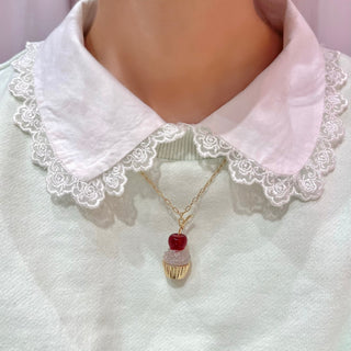 Cherry Cupcake Pendant