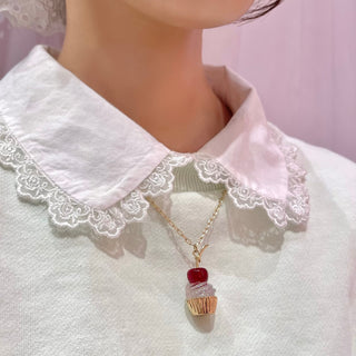 Cherry Cupcake Pendant