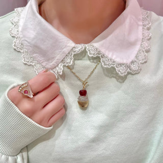 Cherry Cupcake Pendant
