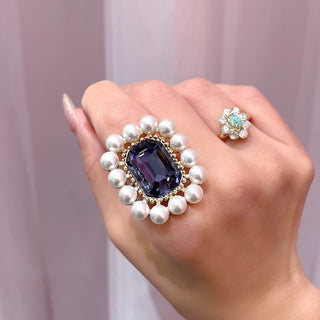 ディフォルメリング（タンザナイト）