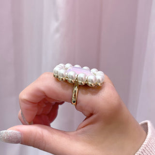 Deformed Ring (Milk Pink)