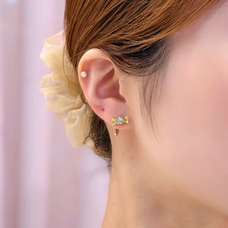 Fruit Candy Earring Set (Blue/Lavender)