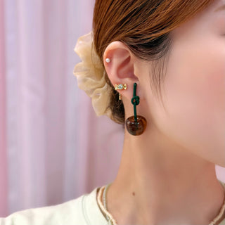 Fruit Candy Earring Set (Blue/Lavender)