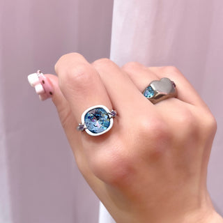 YUKI x Liquem / ブルーキャンディリング