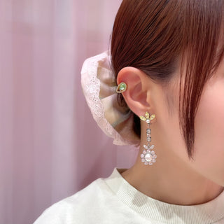 Bijou Fleur 耳環（淺黃色）