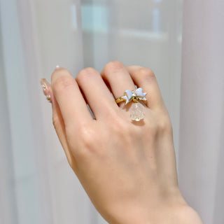 Mini Lily of the Valley Ring