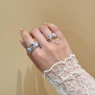 Mini Lily of the Valley Ring
