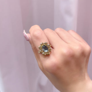 Ocean Bloom Mini One Ring (Moon Ocean)