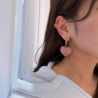 LOVE Chain Hoop Earrings