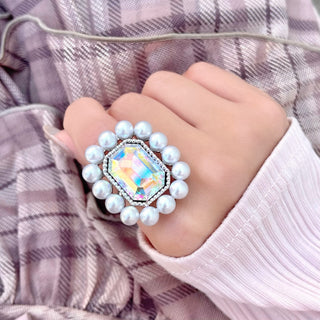 Q版戒指（水晶AB色）