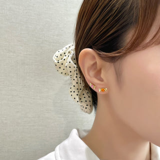 Fruit Candy Earrings Set (PK/ORG)