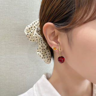 Fruit Candy Earrings Set (PK/ORG)