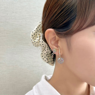 【Laforet HARAJUKU店限定】兒童櫻桃耳環 (Party Blue)