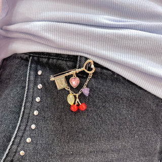 Fruit Key Brooch