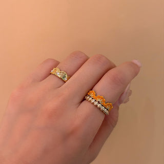 ミルフィー・フルーツサンドリング（オレンジ）