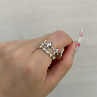 Millefeuille Twinkle Ring (AURORA)