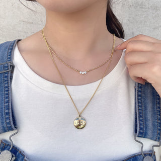 YUKI×Liquem / Angel coin necklace