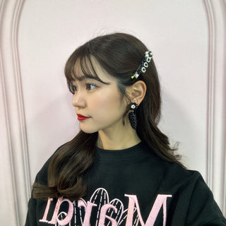 YUKI x Liquem / Monotone flower hair clip