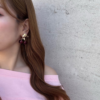 KEITA MARUYAMA x Liquem / Cherry Earrings