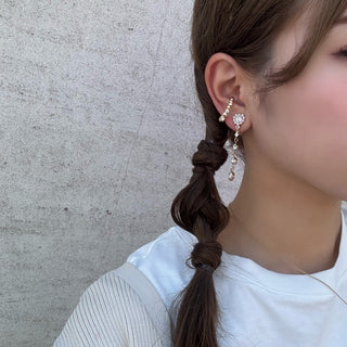 Stage Heart Asymmetric Earrings