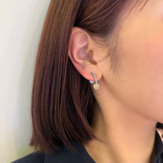 miniminiチェリーピアス（蓄光グリーン）