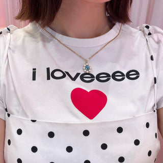【ラフォーレ原宿店限定】パールブルームチャーム（アクアマリン）