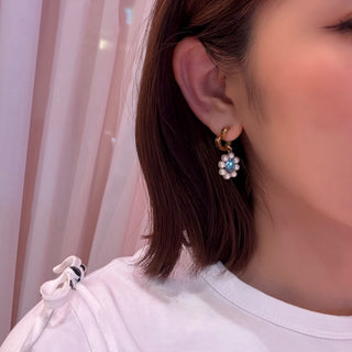【ラフォーレ原宿店限定】パールブルームチャーム（アクアマリン）