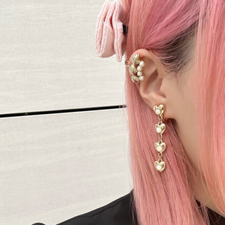 mermaid line earrings