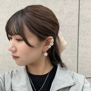 Secret garden clip on earrings (powder YEL)