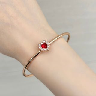 Heart Bangle (Red)