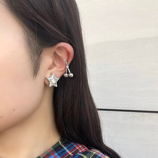 Star mini one clip on earrings (SLV shade)