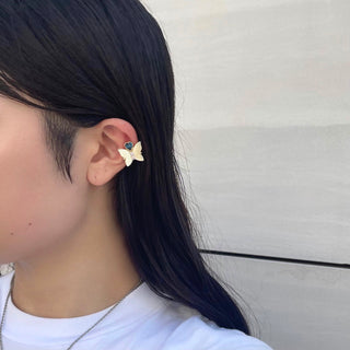 flat butterfly earrings