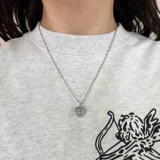 heart inside necklace