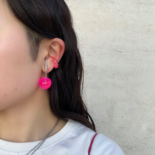 Cherry earrings (NEON PK)