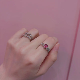 manaka inaba × Liquem / ふわきゅんハート リング[お届け時期:2026年9月上旬頃]