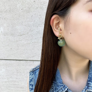 art nouveau cherry earrings