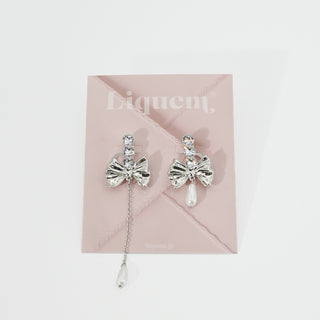 Romantic Ribbon clip on earrings