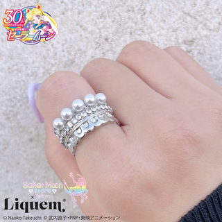 Sailor Moon store x Liquem / Liquem Limited Edition Princess Serenity Ring (Silver) [Delivery Period: February 2026~]