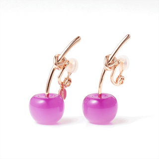 Color-changingチェリーイヤリング(PK/PUR)