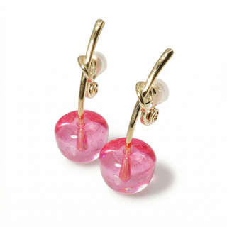 manaka inaba × Liquem / 水潤櫻桃耳環 [預計發貨時間：2026年9月上旬左右]