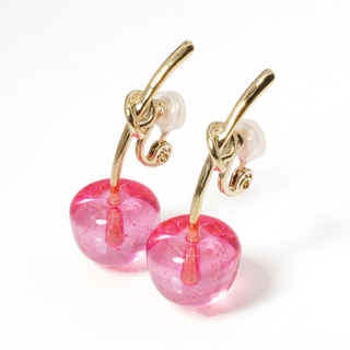 manaka inaba × Liquem / 水潤櫻桃耳環 [預計發貨時間：2026年9月上旬左右]