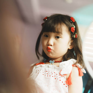 ビーズリボンネックレス（RDBL） [お届け時期:2026年7月上旬頃]