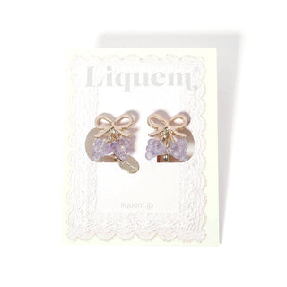リボングレープ・ピアス
