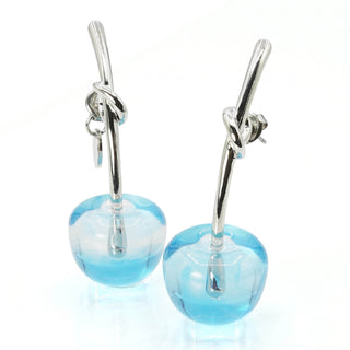 Cherry earrings (Blue Hawaii)